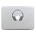 Produktbild MacBook Aufkleber, Chickwin Creative Pattern dekorativ Film Notebook Sticker Skin personalisierte Aufkleber MacBook Pro Air 13" Decal (Drahtloses Headset A)