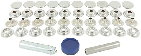 BP 850-6 Brass Nickel Press Stud Fastener Repair Kit for Fabric to Fabric Application