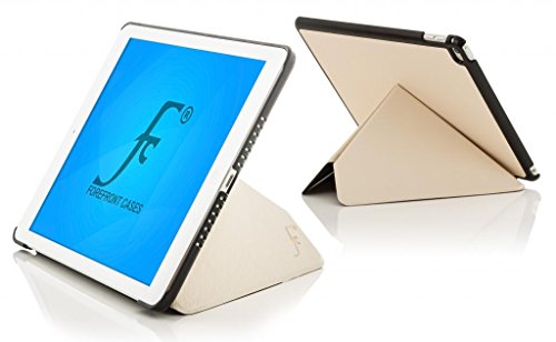 Forefront Cases® Neue Origami Leder Hülle / Tasche / Case / Cover für Apple iPad Air 2 / 2nd Generation (Oktober 2014) – Rundum-Geräteschutz und intelligente Auto-Sleep-Wake-Funktion mit 3-JAHRES-GARANTIE VON FOREFRONT CASES – inkl. Eingabestift und Displayschutz - 2