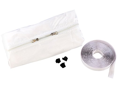 Sichler Haushaltsgeräte Abluft Fensterabdichtung für mobile Klimageräte, Hot Air Stop - 2