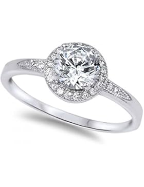 Ring aus Sterlingsilber mit Zirkonia