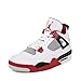 Produktbild Nike Air Jordan 4 Retro 'Fire Red' White/Varsity Red-Black Trainer (45 EUR)