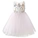 Produktbild OBEEII Mädchen Einhorn Kostüm Cosplay Kleid Party Outfit Kostüm Prinzessin Tutu Rock für Festival Performance Geburtstag Karneval Halloween Fotoshooting für Kinder Jugendliche 2-3 Jahre