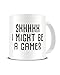Produktbild Funky NE Ltd Kaffeetasse aus Keramik, Motiv: Shhhhh.I Might Be A Gamer