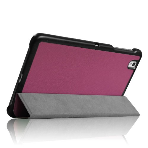 Fintie Samsung Galaxy Tab Pro 8.4 SM-T325 LTE SM-T320 Hülle Case – Ultra Schlank Superleicht Ständer Smart Shell Cover Schutzhülle Etui Tasche mit Auto Schlaf / Wach Funktion, Lila - 8