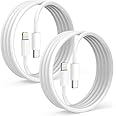 AILKIN USB C to Lightning Apple Certified (Mfi) Sync & Charge Cable for iPhone 14/13/12/11 Pro Max/XS MAX/XR/XS/X/8/iPad & iPod, All iPhones, Fast Charging Lightning Cable, (Pack of 1) - White