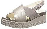 Designer: Stonefly Stonefly Parky 4 Velour/Laminated, Sandalia con Pulsera para Mujer, Marrón (Taupe Brown 075), 38 EU