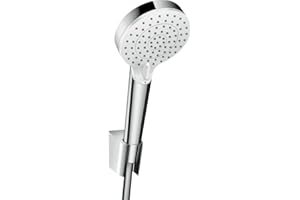 hansgrohe Crometta Punktowy zestaw prysznicowy Vario z wężem przysznicowym 125 cm biały/chrom, 26691400