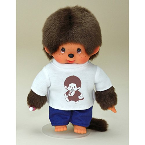 Preisvergleich Produktbild Sekiguchi 232050 - Monchhichi Junge - Blaue Hose Weißes T-Shirt - 20cm