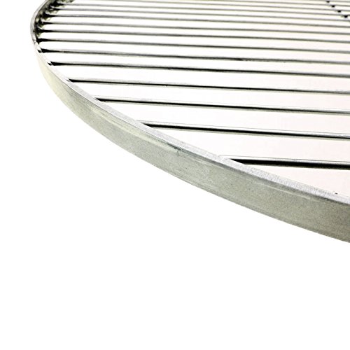 Ø 53 cm Grillrost Rund Schwenkgrill Rost Grill Edelstahl mit Seil - 4