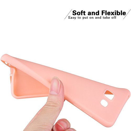 Funda Samsung A5 2016  CaseLover Ultra Delgado Suave TPU Carcasa para Samsung Galaxy A5 2016 A510  5 2 Pulgadas  Flexible Silicona Parachoques Gel Ara  azos Absorbente Resistante Goma Mate Opaco Amortigua Golpes Protectiva Caso con L  piz   ptico - Rosado