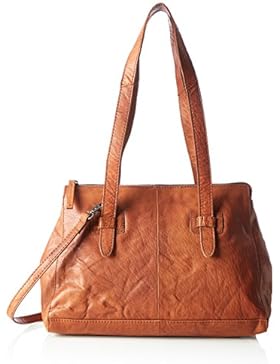 Spikes & Sparrow Damen Zip Bag Henkeltasche, 13x25x35 cm