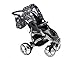 ALLIVIO, 3-in-1 Travel System with Baby Pram, Car Seat, Pushchair & Accessories, Black & Flowers