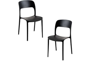 Regalos Miguel - Packs de Sillas - Pack 2 Sillas Inis - Negro