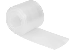 Othmro Gaine thermorétractable en polyéthylène 2:1 pour isolation électrique 25 mm de diamètre 1 m de longueur Transparent 1 pièce