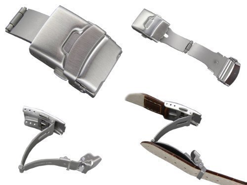 VK von Buran01.com Sicherheitsfaltschliee fr Uhrenarmbnder Edelstahl Silber 20mm VK von Buran01.com Sicherheitsfaltschliee fr Uhrenarmbnder Edelstahl Silber 20mm