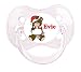 PERSONALISED UNIQUE DESIGNER DUMMY SOOTHER PACIFIER - BEAR CHRISTMAS