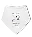 Special Wedding Guest with Personalised Name girl - Baby Bandana Bib