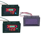Aihasd Ácido 12-70V universal de baterías de plomo Capacidad del indicador de batería Tester Digital LED del voltímetro