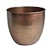 Produktbild Amaris Elements | 'Sheila' Kupfer-Topf in bronze - hangehämmerter Blumen-Topf - Pflanzen-Kübel