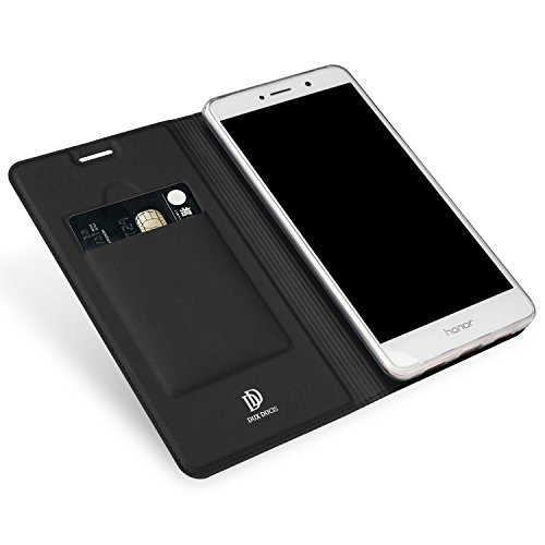 Huawei Honor 6X HÃ¼lle,DUX DUCIS Skin Pro Series Ultra Slim Layered Dandy, StÃ¤nder, Magnetverschluss,TPU Bumper, Full Body Schutz fÃ¼r Huawei Honor 6X (Gray)