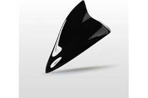 RAMBLE Per BMW Serie 1 E81 E87,120i,120d,118i,118d,116i,116d,Antenna Shark Auto Parts Accessori (nero)