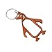 Produktbild EEvER Schlüsselanhänger Zubehör Ornament Multifunktions Keychian Creative Penguin Flaschenverschluss Öffner Schlüsselanhänger Tasche Zubehör (Orange)