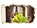 Produktbild 3D Wandtattoo Wein Weißwein Glas Flasche Trauben Tapete Wand Aufkleber Wanddurchbruch Deko Wandbild Wandsticker 11N1559, Wandbild Größe F:ca. 162cmx97cm