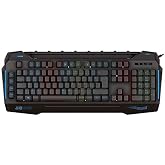 Rampage KB-R63 STAGE RGB Color 4 Macro Function Sound Sensitive Illuminated Q USB + Sound Mickey Output Player Kl