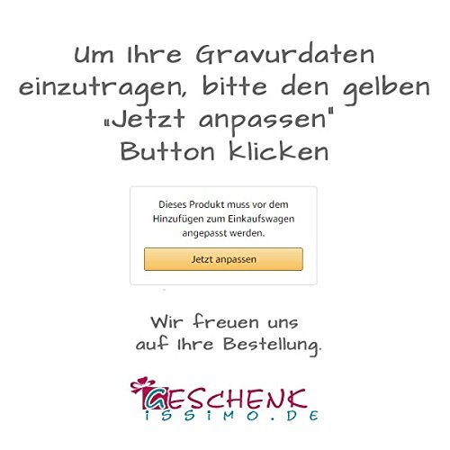 Frühstücksbrettchen / Brotzeitbrettchen mit Name oder Spruch – hochwertige Brandmalerei Gravur! Vesperbrettchen aus Buche, rechteckig L 220 x B120 x H 10 mm, glatt, mit abgerundeten Ecken - 5