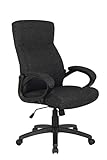 chefsessel schwarz weiß Farbe: schwarz SixBros. Bürostuhl Chefsessel Drehstuhl Schreibtischstuhl Stoff Schwarz - HLC-0311-1/2166