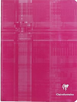 Clairefontaine - Metric - 3761 - Cahier reliure piqûre - 17 x 22 cm - 64 pages grands carrreaux - 90 g