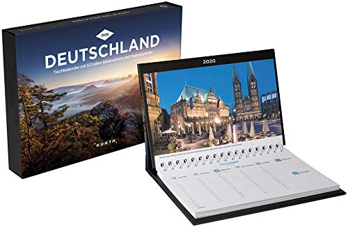 Deutschland Tischkalender 2020: Wochenkalender mit Terminplaner (KUNTH Tischkalender mit Wochenplaner)