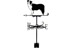 UENXRXE 1 Artikel Wetterfahne metall,Wetterhahn,Windfahne Rostfreier Stahl Weathervane Retro Wetterfahne Mini Deko-Wetterfahne fur Wind Direction Indicator und Dach Garten Deko（A） (B)