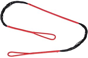 Cenpek - Corda per arco da 26,5 cm, per balestra CRS-004C 79,4 kg, in fibra di poliestere, colore: Rosso Nero