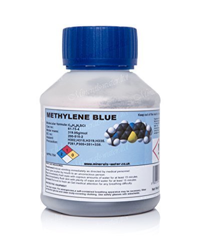 25g Methylenblau blau kristalle (granula) reinsten qualität Maker sicher zu checkout mit mineralien-wasser zu bekommen was auf der bild