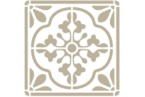 TODO-STENCIL Stencil Mini Deko Hintergrund 071 Fliese Iberia 06. Ungefähre Größen: Stencil Größe: 12 x 12 cm Design Größe: 9,5 x 9,5 cm