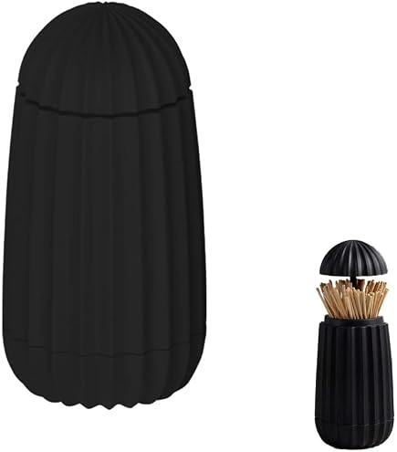 Porta stuzzicadenti Dispenser, Pratico porta stuzzicadenti in acciaio inox con coperchio porta stuzzicadenti tascabile robusto distributore di stuzzicadenti semplice contenitore for stuzzicadenti crea
