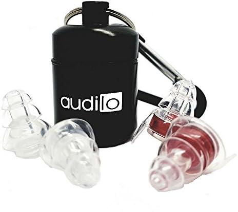 Ear Plugs for Any Situations Audilo | SNR - 23 Decibel Attenuation | EarPlugs Reusable and Easy to Insert