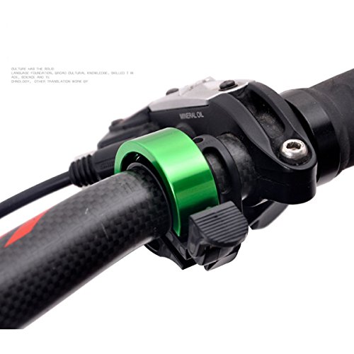 GANZTON Mini Fahrradklingeln Unsichtbare Fahrradglocke Lenker Klingel One-touch Lauter klingen Für Outdoor Fahrrad Mountainbike Radfahren 22.2mm – 24mm - 3