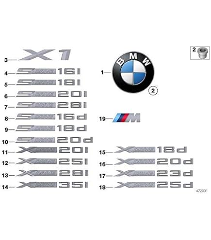 CARCESORIOS & RECAMBIOS IgorM88 Emblema Del Maletero Xdrive, Old - 3