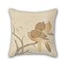 Produktbild Slimmingpiggy Oil Painting Qian Xuan - Doves And Pear Blossoms After Rain Pillow Covers 16 X 16 Inches / 40 By 40 Cm Gift Or Decor For Office,kids Girls,dinning Room,sofa,her,couch - Each Side