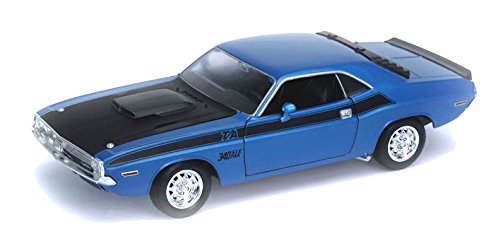 Welly 1970 Dodge Challenger T/A 24029, Blue, 1:24 Die Cast