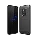Produktbild LBTrading Huawei Mate 20 Hülle Ultra Light Slim Stoßfest Silikon TPU Brushed Grip Schutzhülle für Huawei Mate 20 (Schwarz)