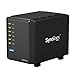 Produktbild Synology DS414slim 4-Bay NAS-Gehäuse (1,2GHz Prozessor, 512MB RAM, 2X USB 3.0, 2X RJ45)