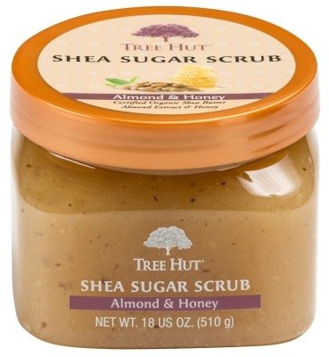 Tree Hut Sugar Body Scrub 18oz Almond And Honey Shea (2 Pack)