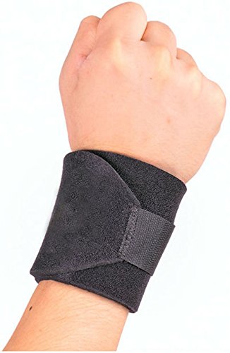 Noova Wrist Wrap Support with Adjustable Velcro Strap, Black (1 Piece) RS.399 (56.00% Off) - Amazon