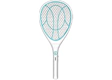 WAMBORY Electric Mosquito Bat, Electric Mosquito Swatter with LED Lighting, Fly Zapper Insect Killer Safe & Non-Toxic, Mosqui
