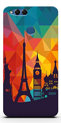 DRaX Printed Soft Back Cover for Honor 7X (Design-82)