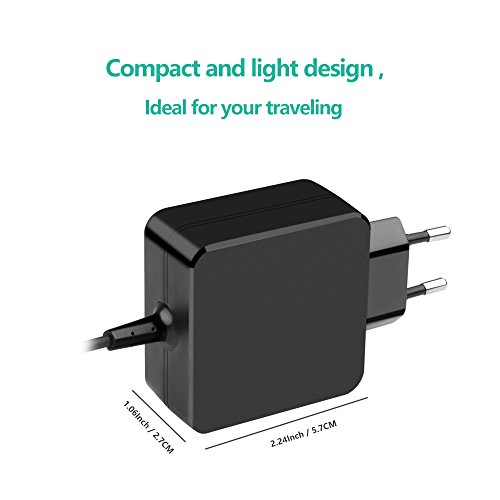 [TUV GS LISTED] HUIKEYUAN 19V 45W 33W Notebook Ladekabel Netzteil für Asus Eeebook X205 X205T X205TA X205TA-DH01 X205TA-US01 X205TA-UH01 X205TA-DS01 E202 E205 E205SA E202SA T100HA, ASUS Transformer Book Flip TP200 TP200S TP200SA, 100% Kompatibel mit 90XB02SN-MPW010, 01A001-0342100, AD890526, ADP-33AW AD, ADP-33AW B, HATM0103 - 4